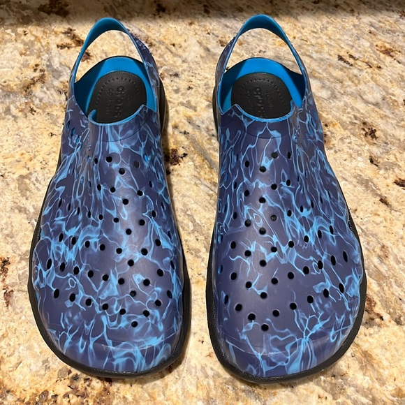 CROCS Other - Crocs size 10 Men’s. Navy blue swirl pattern with black tread. NWOT!